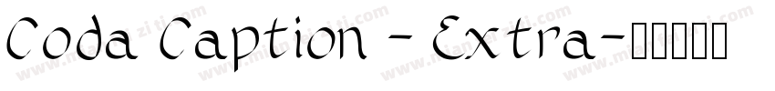 Coda Caption - Extra字体转换